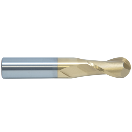 M.A. FORD Tuffcut Gp 2 Flute Ball Nose End Mill, 3.0Mm 15011810T